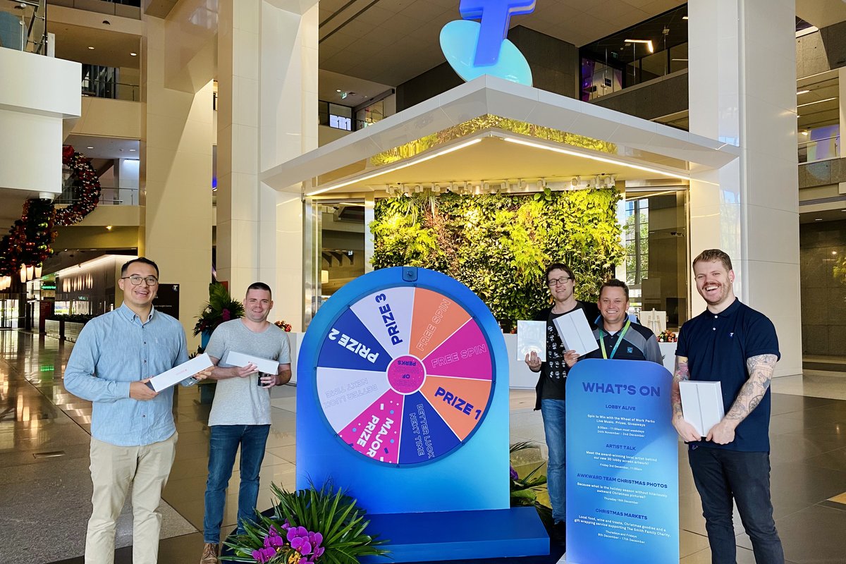 The Spark Creative team at an event activation